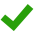 Check mark green